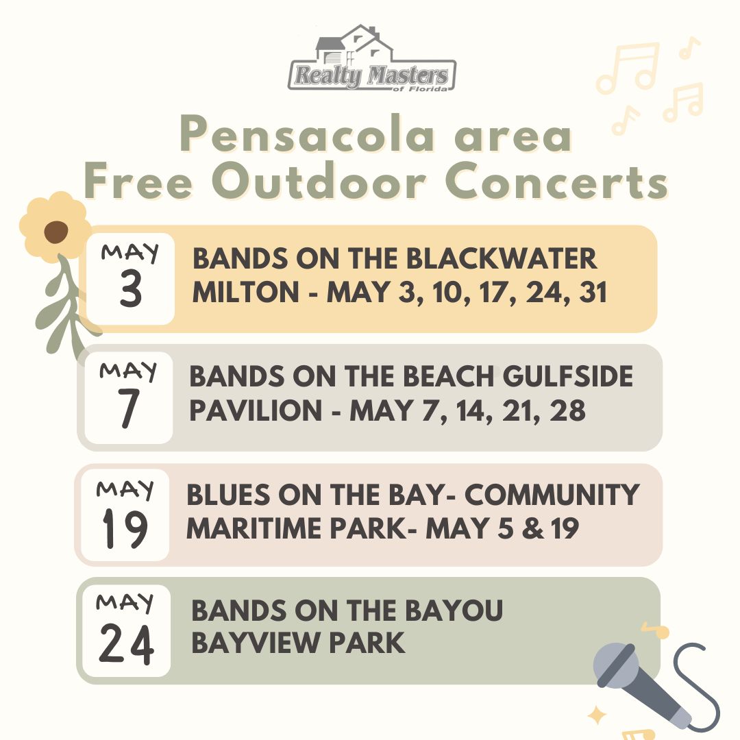 Tuning into Pensacola's Live Music Outdoor Concerts